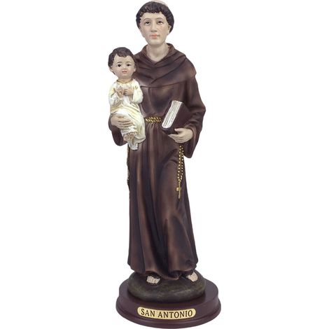Signes Grimalt Figura Religiosa Novedad  San Antonio Novedad Marrón 8x8x21cm 40239