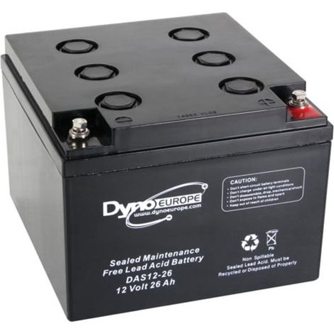 Dyno Europe BLEIAKKU - 12 V - 26 Ah - 165 x 174.5 x 125 mm