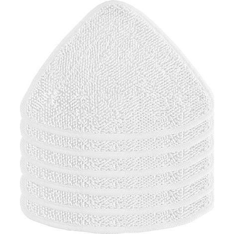 Lot de 6 lingettes microfibres lavables - chiffons de rechange pour balai vapeur, outil de nettoyage de plancher en tissu de remplacement pour Vileda OCedar,Chiffon de rechange Vileda OCedar,pour chif (1/5)