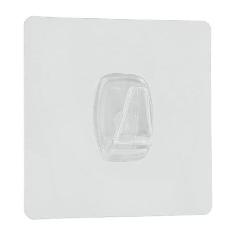 Gancho Estático U-fix 8 x 8 cm Transparente - Metaltex