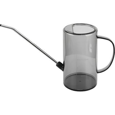 Arrosoir Arrosoir Long Bec Arrosoir Arrosoir Pot Plante en pot avec échelle Gris 1.5L