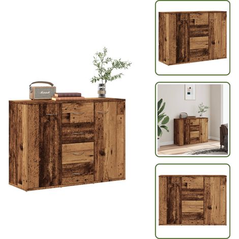 Sideboard Altholz-Optik 88x30x64 cm Holzwerkstoff - Sideboard - Sideboards - Kommode - Anrichte (1/5)