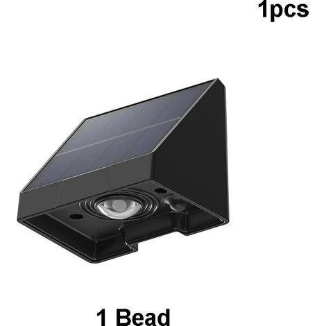 (1 perle - 1 pièce) 1 applique solaire murale extérieure étanche IP54, ampoule LED à allumage automatique la nuit, idéale pour jardin, cour ou balcon. (1/5)