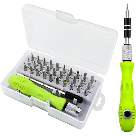 Kit de tournevis de précision 32 en 1 pour Macbook, iMac, iPhone, électronique, téléphones portables (1/5)