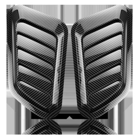 Capot D'admission D'air Universel, 2 Pièces, Couvercle De Ventilation, Décoration De Capot De Voiture, Couvercle De Moteur De Turbine D'admission D'air Couvercle D'évent Capot (1/4)