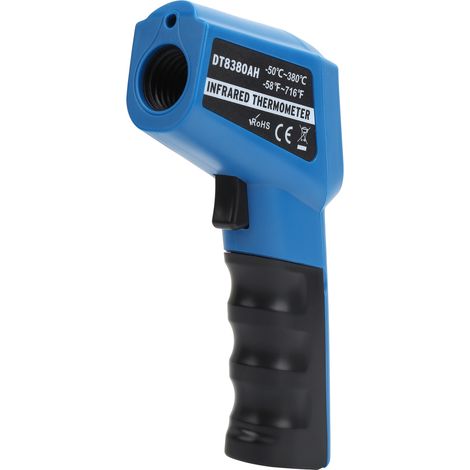 Thermomètre LCD sans contact DT8380AH, jauge de température infrarouge industrielle 50-380 °C (1/5)
