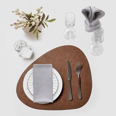Serviette De Table - Coton 100 % - 50 x 50 cm - Absorbante - Lavable En Machine - Lot De 6 (1/5)
