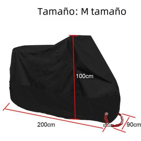 Housse de Moto - Imperméable UV Résistant - Pour Scooter 125 cm³ Type Nmax Aerox PcX Mio Beat Click - Taille M (1/5)