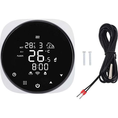 Chauffage au sol Thermostat intelligent téléphone portable télécommande murale WiFi pour radiant. (1/4)