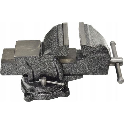 Torno de taller geko G01030 metálico 100 mm mandíbulas