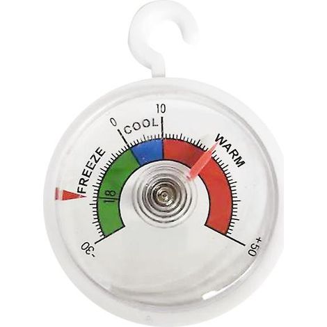 thermomtre Analogique Pour Rfrigrateur, Freezer Ou Conglateur ( Suspendre Au Rfrigrateur, Conglateur, Cave Vin, Minibar, Minimum -30 Degrs, Maxim (1/4)