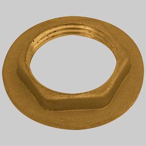 CONTRODADO CON FLANGIA OTTONE GIALLO - 1"1/2