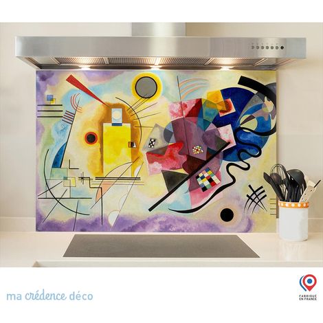 Fond de hotte Wassily Kandinsky - Verre trempé - 70 cm - 60 cm (1/5)