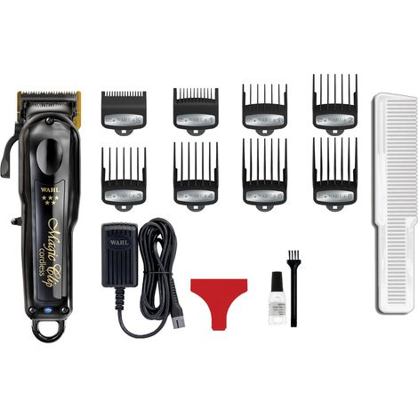 Tondeuse à cheveux sans fil Magic Clip 08148-016, rechargeable, noire
