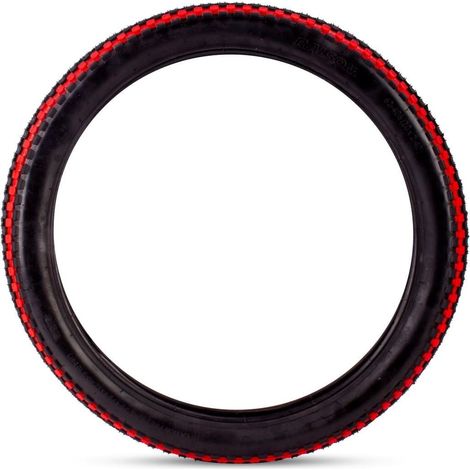 Pneu de vélo 20 pouces 20x2.4 62-406 TIGER noir avec bande rouge
