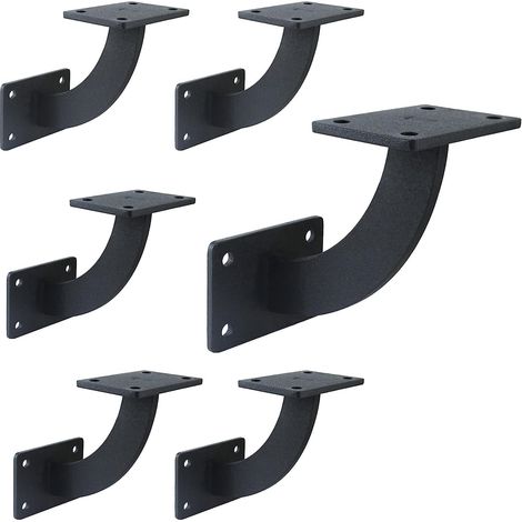 Lot de 6 supports muraux robustes pour rampe d'escalier (1/5)
