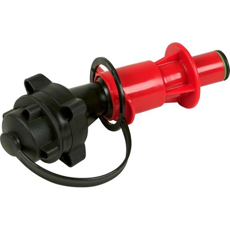 Bec verseur de sécurité universelle pour carburant et huile – Protection contre débordement – Compatible avec bidons Oregon Combi