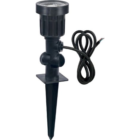 Foco LED Pica de Jardín 5W 2000K / 3000K / Luz verde - IP65 y 1m de cable 2x1 mm2