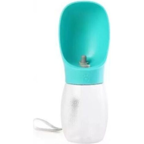 Gourde portable pour chien, 300 ml, antibactérienne, en eau de qualité alimentaire, idéale pour les voyages et les activités de plein air. Convient aux chiens et aux chats.