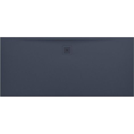 Receveur de douche LAUFEN PRO rectangulaire, bonde côté long 1800 x 800 x 33 mm anthracite LAUFEN