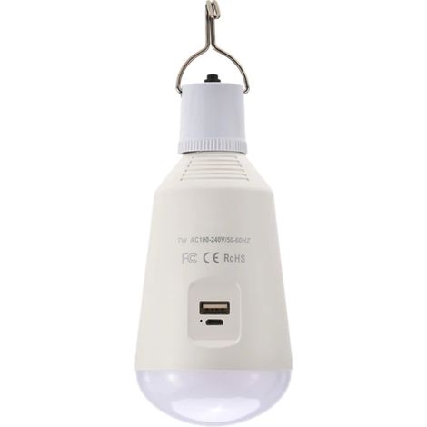 7W 14LED 560LM wiederaufladbare Solarlampe, Notlampe mit externem Akku, ideal für Schlafzimmer, Gartenhaus, Scheune, Balkon und Camping. (1/5)