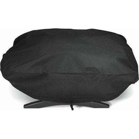 210D Grillöverdrag för Weber Q1200 och 1000 Gasolgrill, Passar Q1200, Q1400, Q1000, Q100, Q120, Baby Q Modeller, Anti-UV. (1/5)