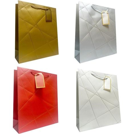 Bolsa de regalo universal M mezcla metálica