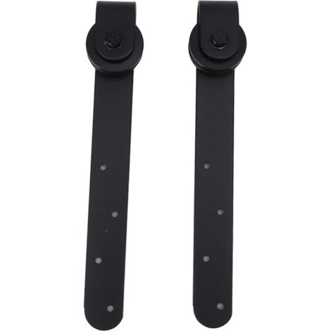 Kit de quincaillerie pour porte de grange, coulisse silencieuse mini, facile à installer, rail en acier au carbone pour porte coulissante de placard (1/5)