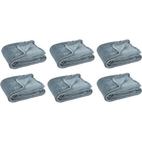 Plaid Lot de 6 Plaids Penelope Vert 150X200 (1/3)