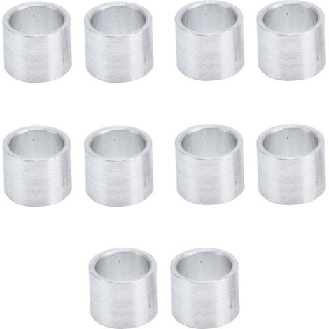 Entretoise En Aluminium, Entretoise En Métal Entretoise Ronde En Aluminium Douille D'espacement Non Filetée Entretoise Externe Non Filetée Unie 10 mm