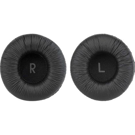 Almohadillas de repuesto negras para auriculares Sony WH-CH520/510 y MDR-ZX110/T500. Estas almohadillas con cancelación de ruido cuentan con una capa interior de espuma viscoelástica. Se venden en paq