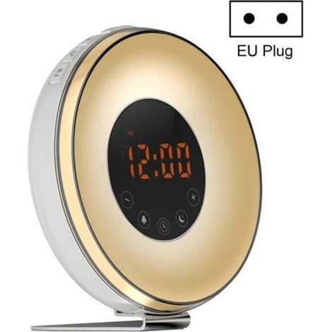 Réveil lumineux simulant le lever et le coucher du soleil avec radio FM (eur) (1/5)