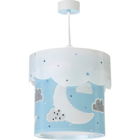 Lampadario sospensione Piccola Luna Azzurro (1/4)