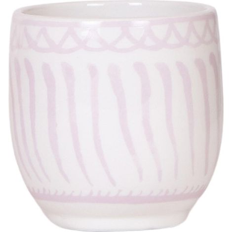 Cache-pot Décoratif Granada en Céramique Émaillée Rose Ø 9 cm Style Méditerranéen - PANGIVO (1/4)