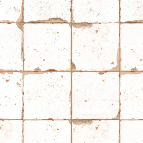 Carrelage Vintage Blanc 33x33x0,95 cm Rhodes - Sol et mur intérieur (vendu par carton de 1,09 m²) - RO'MA CARRELAGE (1/3)
