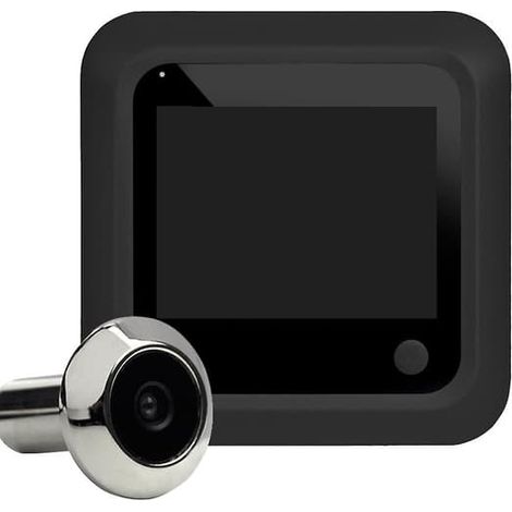 Caméra de porte, judas de porte, grand angle 90°, écran LCD numérique 2,4 pouces pour maison, appartement, porte d'entrée (1/5)