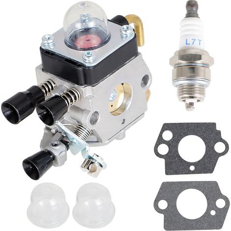 Lot de 2 Carburateur adaptable Stihl Hs45 taille-haies – FS38 Fc55 Fs310 Zama C1q-s169b, pièce rechange, remplacement direct (1/5)