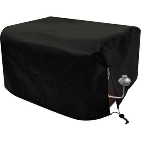 Housse anti-poussière en tissu Oxford 210D pour barbecue à gaz avec cordon de serrage, portable et étanche, protection de table pour jardin, cour, barbecue, pique-nique (1/4)