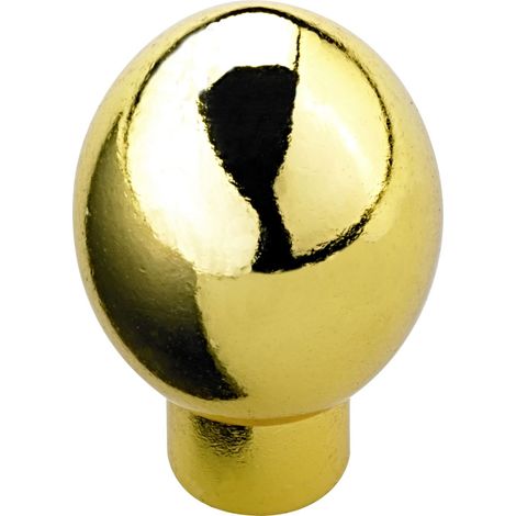 Hettich Möbelknopf Zinkdruckguss gold Ø 17,0 mm - 1 Stück Möbelknöpfe