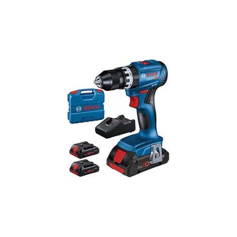 Trapano Avvitatore Bosch 3 Batterie Litio 18 V Percussione (gsb 18 V 45)