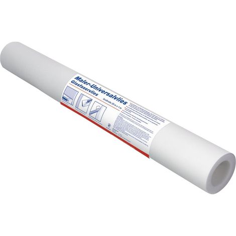 Decotric Maler-Universalvlies Glasfaservlies, Großrolle 25 m Armierungsgewebe