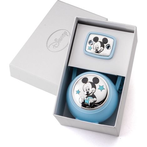 Valenti Set Scatola e Spilla Portaciuccio Mickey Mouse