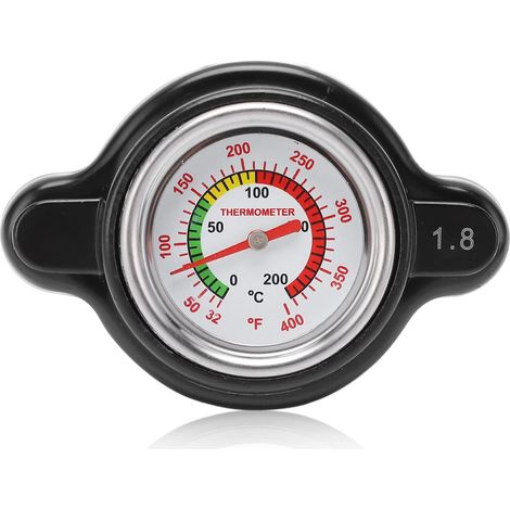 Indicatore di temperatura del tappo del radiatore, tappo del radiatore ad alta pressione con indicatore di temperatura 1,8 bar 1638630001 Ricambio ad alta precisione