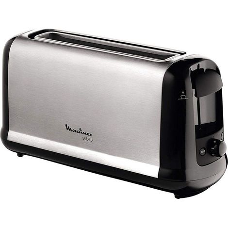 Moulinex LS 260800 Subito Inox und Schwarz Toaster