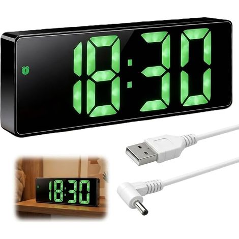 LED-Digitalwecker mit großem Display, multifunktionaler Tischwecker (1/5)