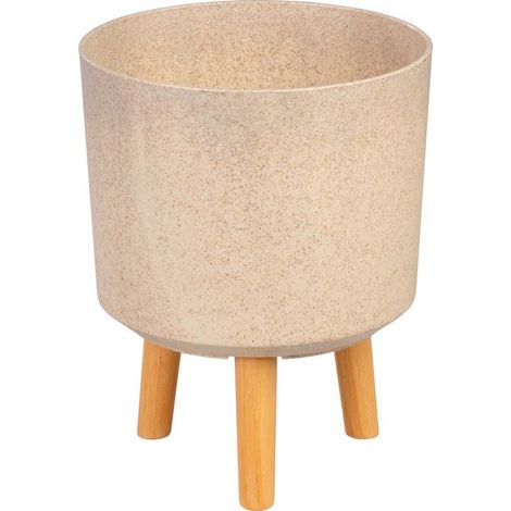 Blumentopf Strend Pro, Farbe Bambusfaser, 24,5x24,5x31 cm