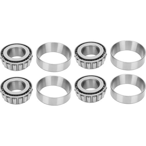 4 roulements à billes coniques 32205 7505E pour machines textiles, patins de rouleaux