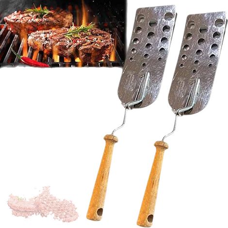 Hachoir à viande en acier inoxidable, hachoir à hamburgers, tool de cuisine résistant aux high temperatures (1/5)