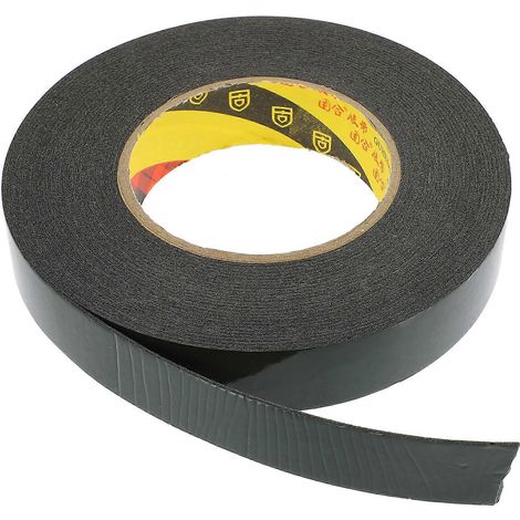 1 rouleau de ruban adhésif double face pour montage, ruban de masquage, ruban décoratif-10x2.5x0.2cm-Black (1/3)