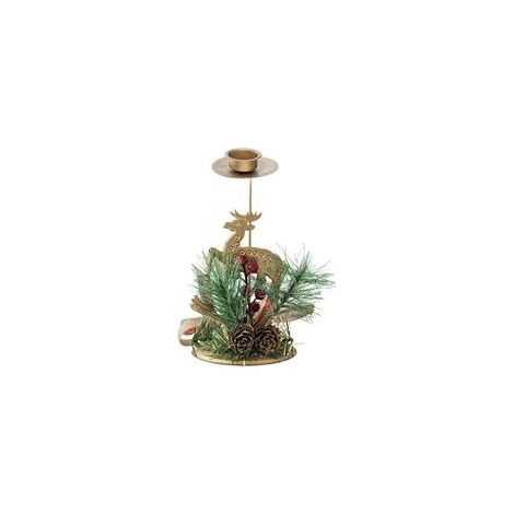 Autre décoration pour Noël, Bougeoir de Noël Bougeoir de Noël Chandelier décoratif Bougeoir de fête Décor de table de Noël Photophore de Noël (1/4)